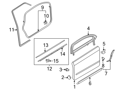 2004 Audi S4 Front Door