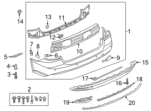 2023 Audi A7 Sportback Bumper & Components - Rear