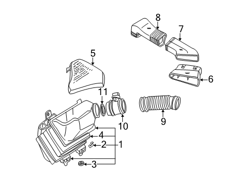 2001 Audi A6 Quattro Air Intake