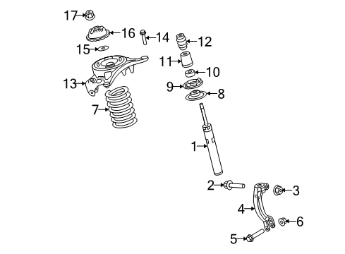 2015 Audi allroad Struts & Components - Front