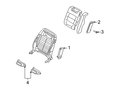 2001 Audi A6 Quattro Air Bag Components