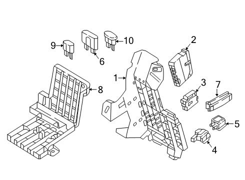 2023 Audi RS Q8 Fuse & Relay