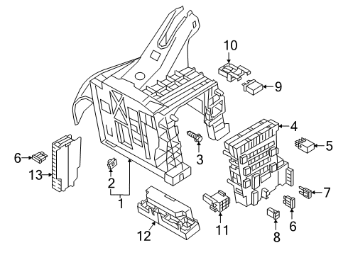 2022 Audi Q3 Fuse & Relay