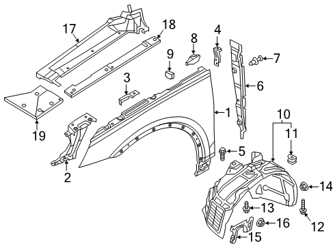 2022 Audi Q5 Fender & Components