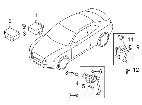 2010 Audi S5 Electrical Components