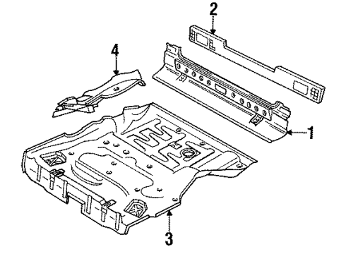 1986 Audi Coupe Rear Body