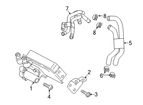 2023 Audi A5 Quattro Trans Oil Cooler