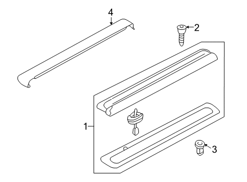 2006 Audi TT High Mount Lamps