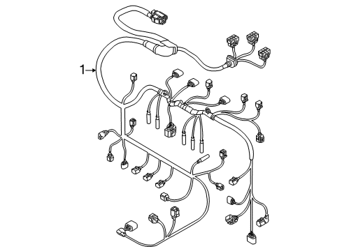 2009 Audi Q7 Wiring Harness