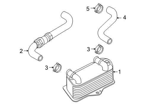 2008 Audi TT Trans Oil Cooler