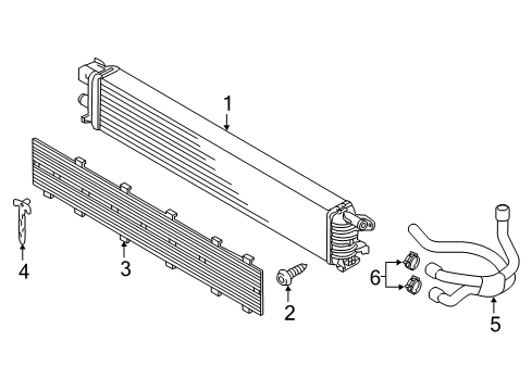 2018 Audi A6 Quattro Radiator & Components, Water Pump