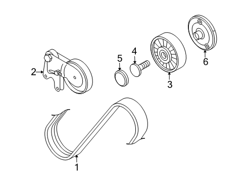 2008 Audi RS4 Belts & Pulleys