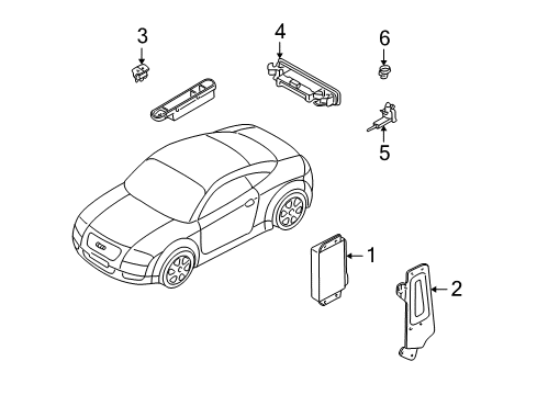 2006 Audi TT Alarm System