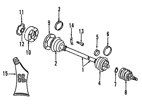 1985 Audi Quattro A/C Condenser