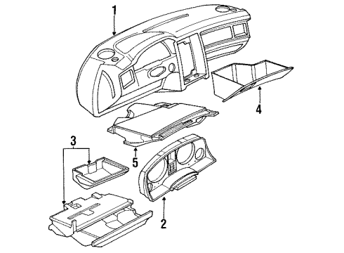 1992 Audi 80 Quattro Instrument Panel