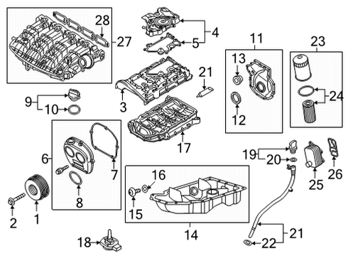 2024 Audi A3 Engine Parts