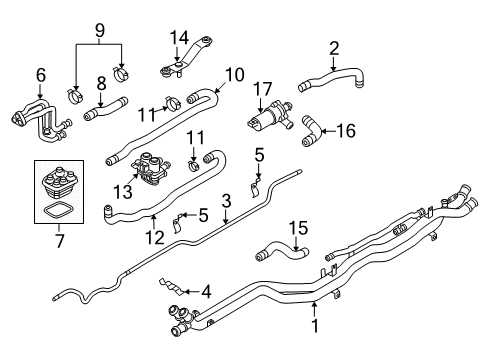 2015 Audi R8 Hoses, Lines & Pipes Diagram 4