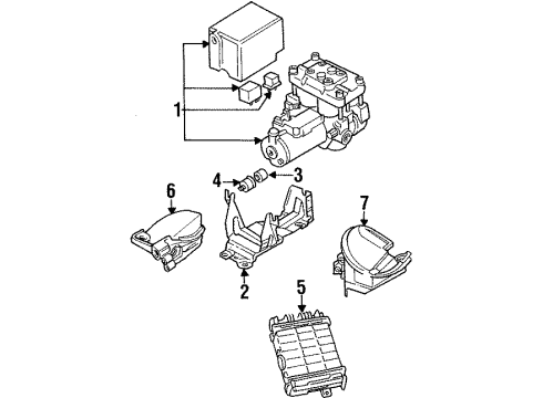 1995 Audi S6 Anti-Lock Brakes