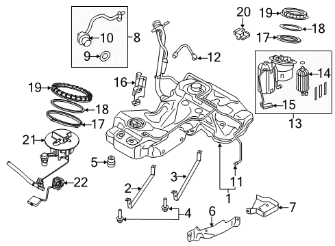 2010 Audi A4 Quattro Fuel System Components Diagram 2