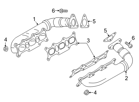 2016 Audi A7 Quattro Exhaust Manifold Diagram 1