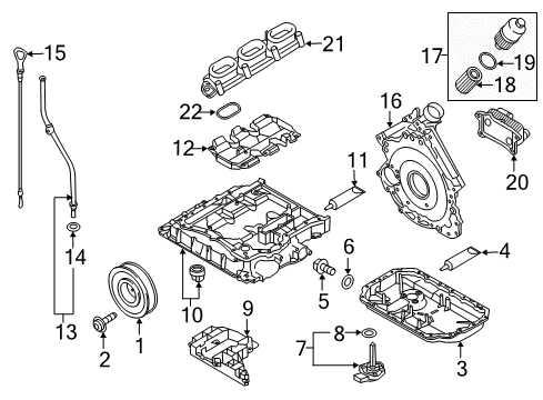 2017 Audi Q7 Intake Manifold