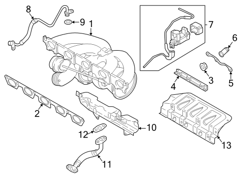 2023 Audi RS3 Turbocharger & Components