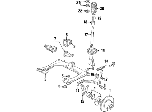 1990 Audi Coupe Quattro Rear Suspension