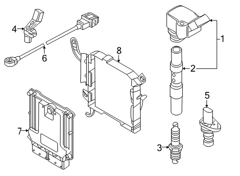 2021 Audi A5 Quattro Ignition System Diagram 1