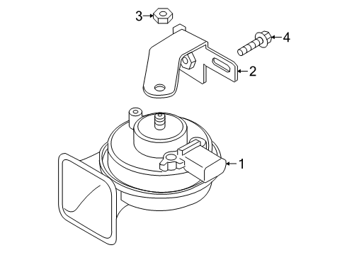 2022 Audi e-tron Quattro Horn