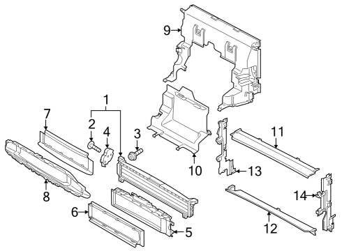 2024 Audi Q8 e-tron Ducts