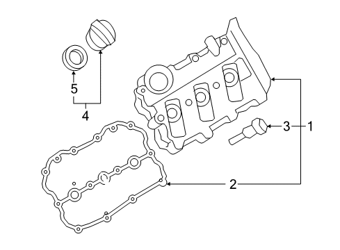 2008 Audi A5 Quattro Valve & Timing Covers