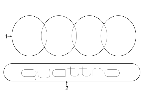 2023 Audi RS3 Exterior Trim - Trunk