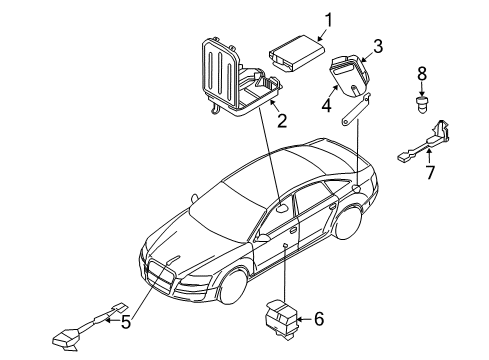 2007 Audi S4 Alarm System