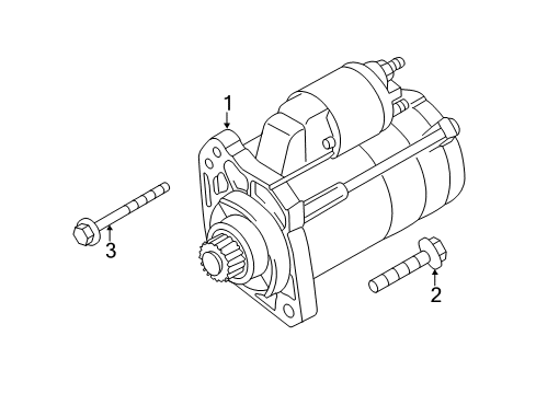 2015 Audi A8 Quattro Starter