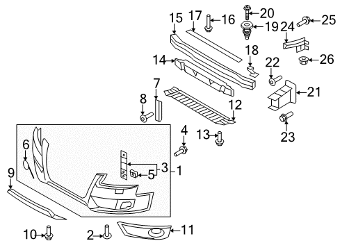 2011 Audi A5 Quattro Front Bumper