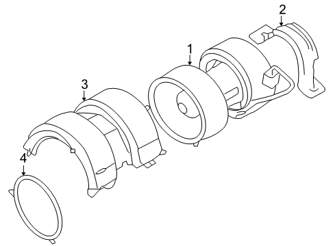 2008 Audi S8 Blower Motor & Fan