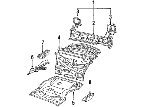 1992 Audi 80 Quattro Rear Body