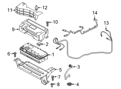 2023 Audi RS Q8 Battery, Blower Motor