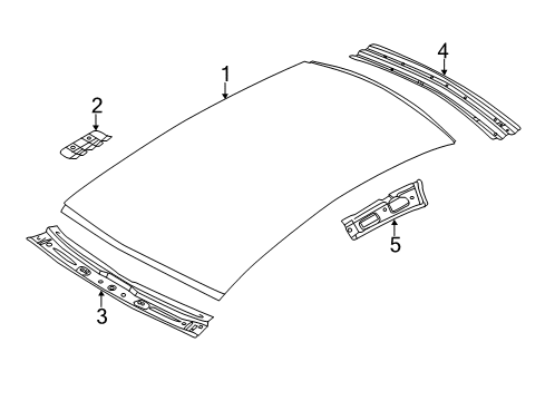 2014 Audi A4 Roof & Components