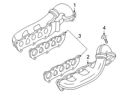 2005 Audi Allroad Quattro Exhaust Manifold