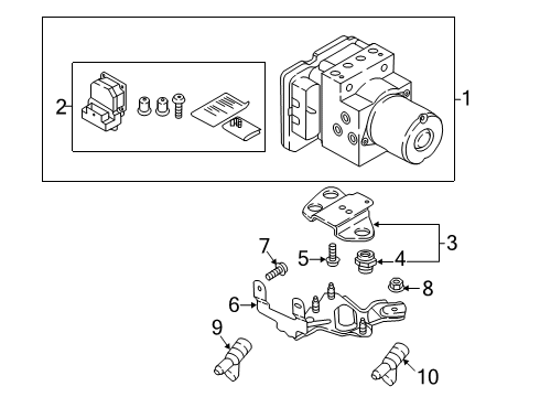 2023 Audi RS Q8 ABS Components