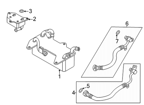 2021 Audi RS6 Avant Trans Oil Cooler