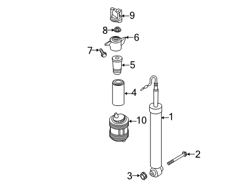 2022 Audi Q5 Shocks & Components - Rear