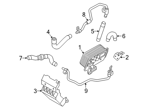 2020 Audi A6 Quattro Trans Oil Cooler