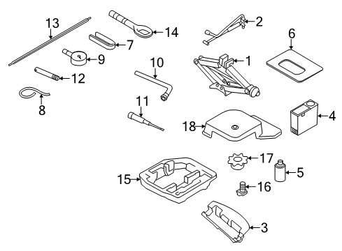 2015 Audi allroad Jack & Components