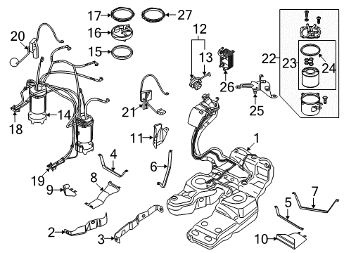 2013 Audi Q7 Diesel Fuel Supply