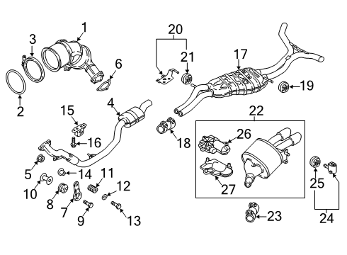 2019 Audi S4 Exhaust Components