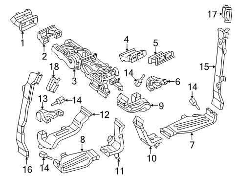 2018 Audi Q7 Ducts Diagram 2