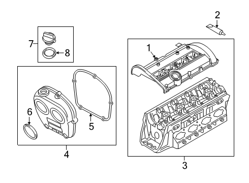 2022 Audi A5 Sportback Valve & Timing Covers