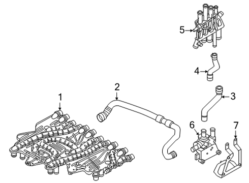 2022 Audi e-tron GT Hoses & Lines Diagram 4